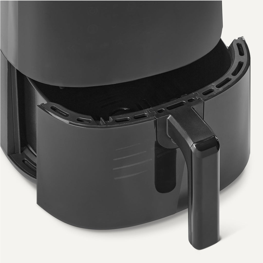 Amazon Basics 4.2L Air Fryer with Easy View Window, 8 Preset Menus, 1500W, Black