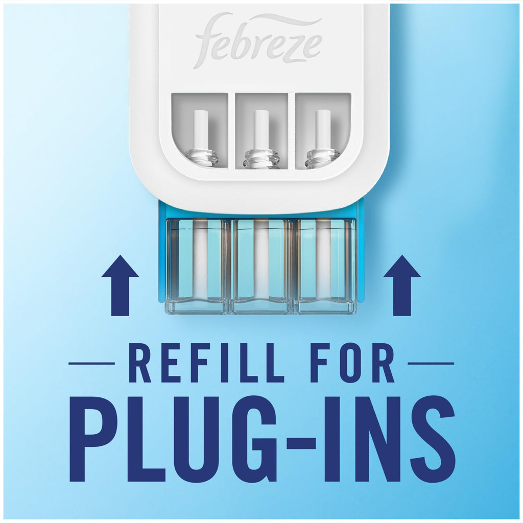 Febreze 3Volution Plug-In Air Freshener Refill, Pack of 7 (20ML x 7), Pet Odour Fighter, Fresh Scent